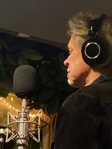 Putting on vocals, Sonika Studio